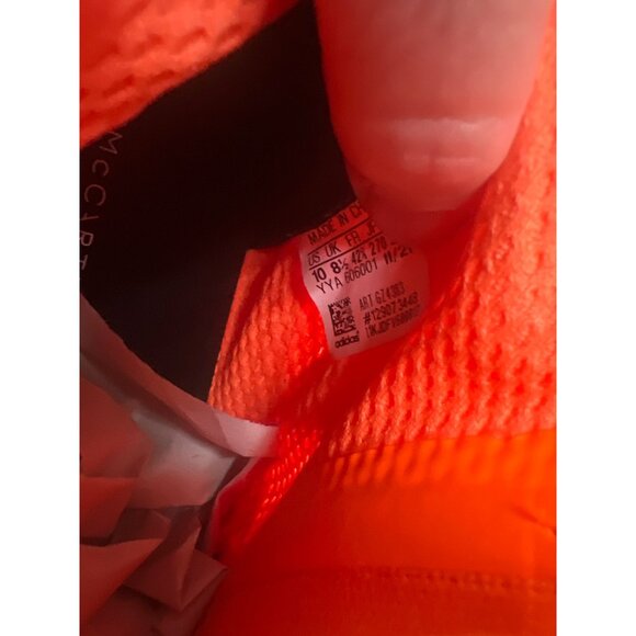 Adidas Bright Orange Stella McCartney Ultraboost 21 Running Shoes - Picture 10 of 11